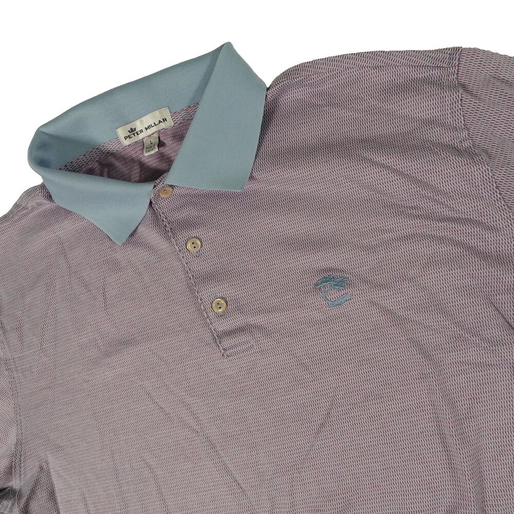 Jupiter Hills Club Peter Millar Cotton Golf Polo Shirt Men's Large